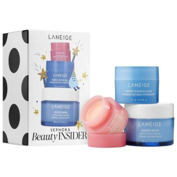 Laneige set: Lip Sleeping Mask, Water Sleeping Mask & Water Bank Moisture Cream - Picture 16 of 16